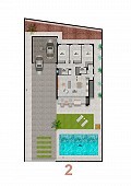 Nieuw design villa met 3 slaapkamers, dubbele garage en groot perceel in Alicante Dream Homes Castalla 